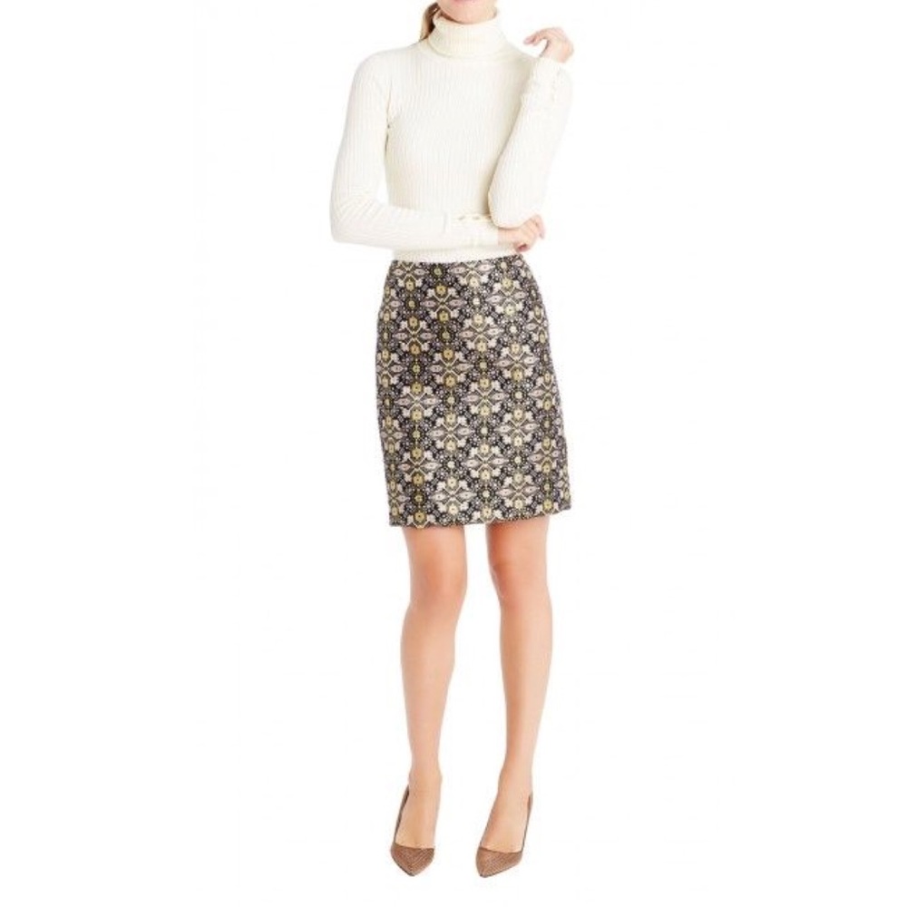 J MCLAUGHLIN: jacquard skirt